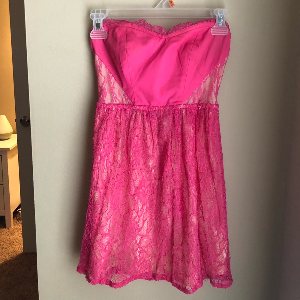 Silence + noise pink dress